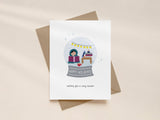 Cozy Snowglobe Holiday Card