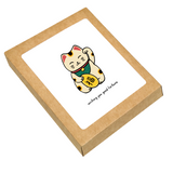 Lucky Cat New Year and Encouragement Card - additional product photo 2