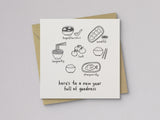 Auspicious Foods Lunar New Year Card - additional product photo 1