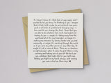 Hard Anniversary Sympathy Card - additional product photo 1