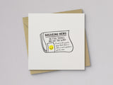 Better Things Ahead Newspaper Encouragement Card - additional product photo 1