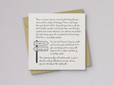 Whichever Path You Choose, It's the Right One Encouragement Card - additional product photo 1