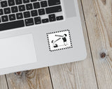 Ahhhh Scream into the Void Matte Vinyl Sticker - additional product photo 1