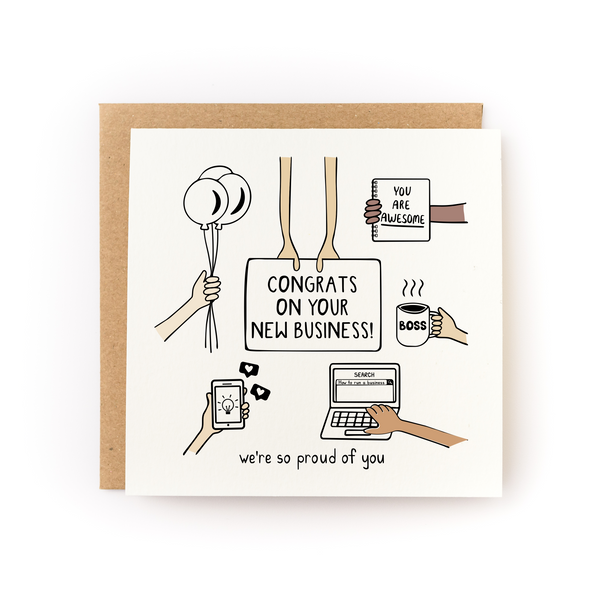 Congrats on Your New Business Letterpress Card