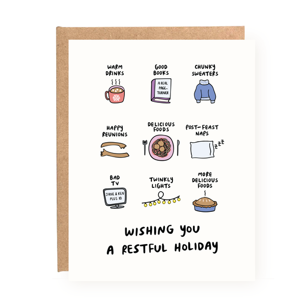 Restful Holiday Card