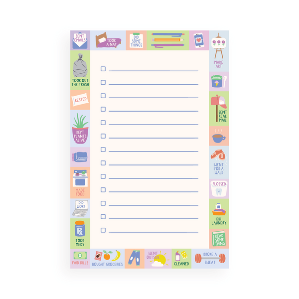 Everyday Wins Checklist Notepad