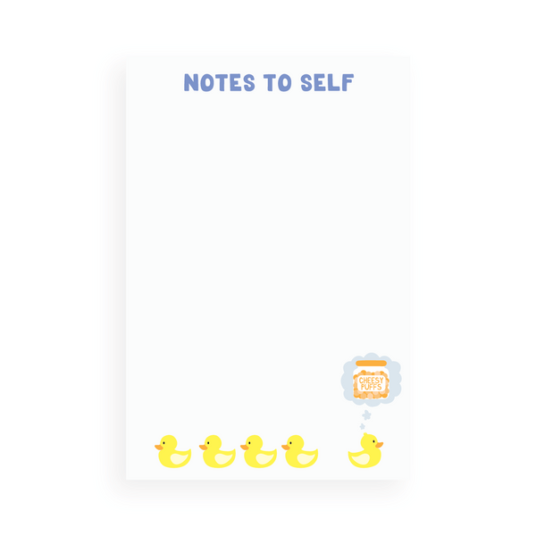 Ducks in a Row Notepad