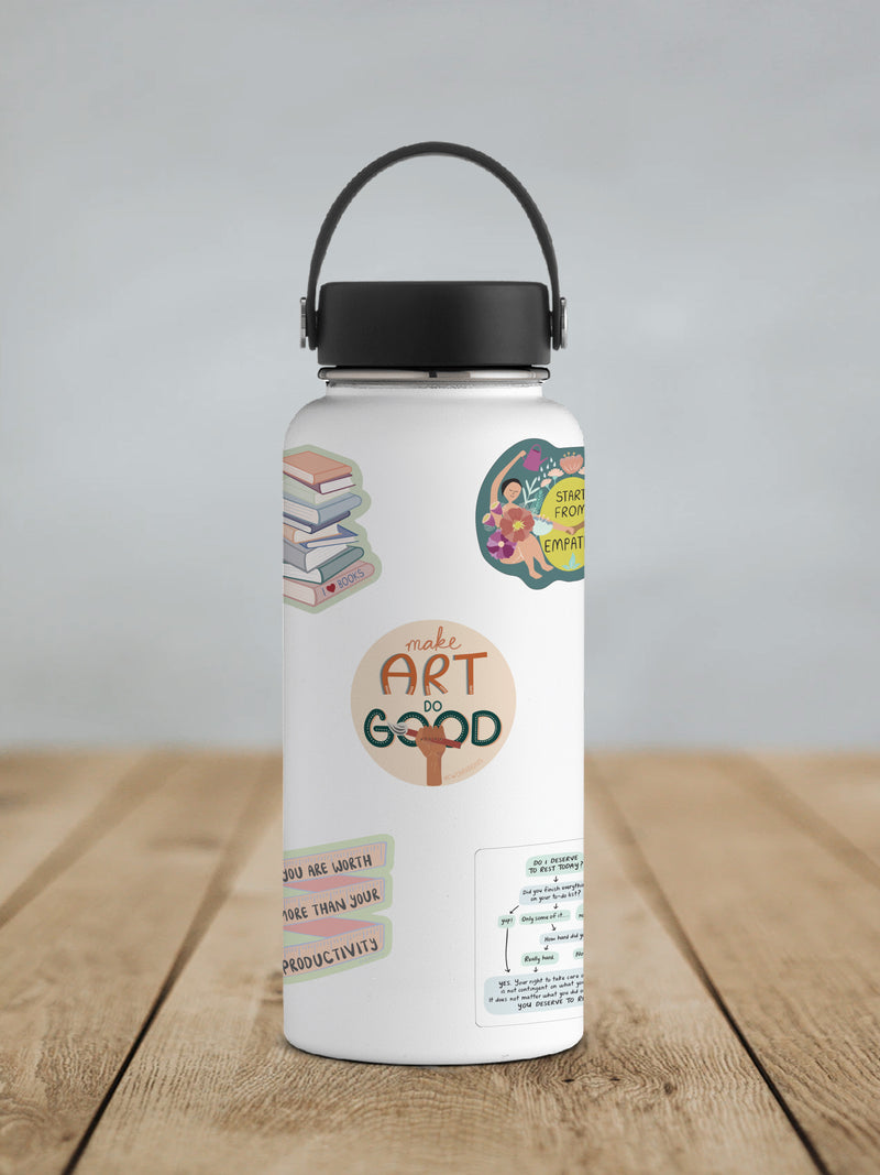 Make Art Do Good Sticker