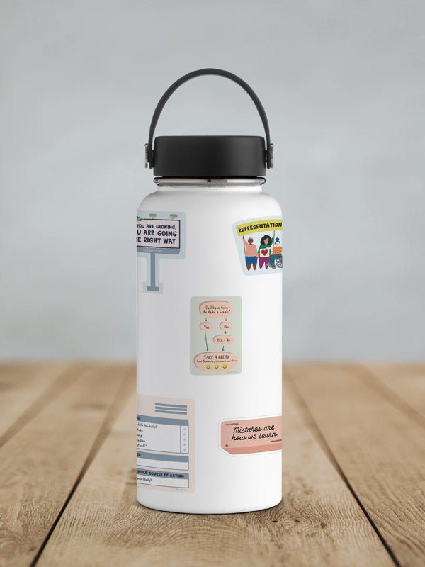 Take a Break Flowchart Sticker