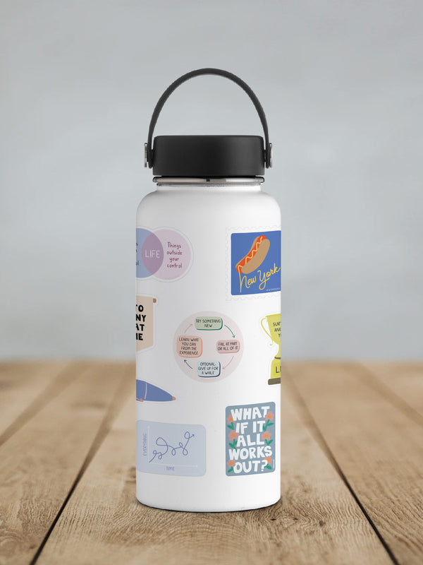 Try New Things Flowchart Sticker