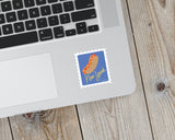 NYC Hot Dog Stamp Sticker