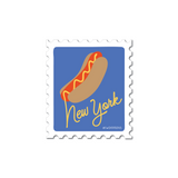 NYC Hot Dog Stamp Sticker