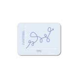 Everything Takes Time Graph Sticker with a winding arrow graph illustrating progress over time in blue on a light background.