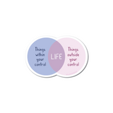 Life Venn Diagram Sticker