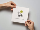Loveliest Birthday Dandelion Letterpress Card - additional product photo 2