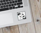 Make Time to Read Books Matte Vinyl Sticker - additional product photo 1