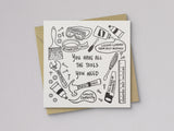 You Have All the Tools You Need Encouragement Card - additional product photo 1
