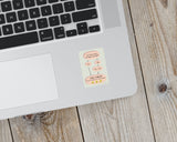 Take a Break Flowchart Vinyl Sticker - additional product photo 3