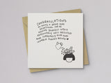 Congrats on Raising Yourself Card - additional product photo 1