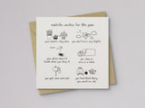 Realistic Wishes for the Year Card - additional product photo 1