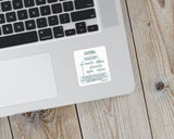 Do I Deserve to Rest Flowchart Vinyl Sticker - additional product photo 3