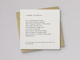 I'm Around Sympathy Card - additional product photo 1