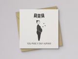 You Made a Tiny Human New Baby Card - additional product photo 1