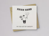 Yay You Got Top Surgery Gender Transition Card - additional product photo 1