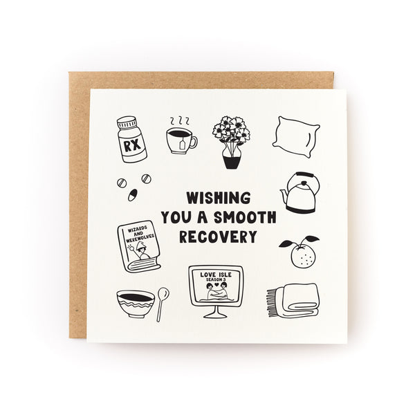 Wishing You a Smooth Recovery Letterpress Card