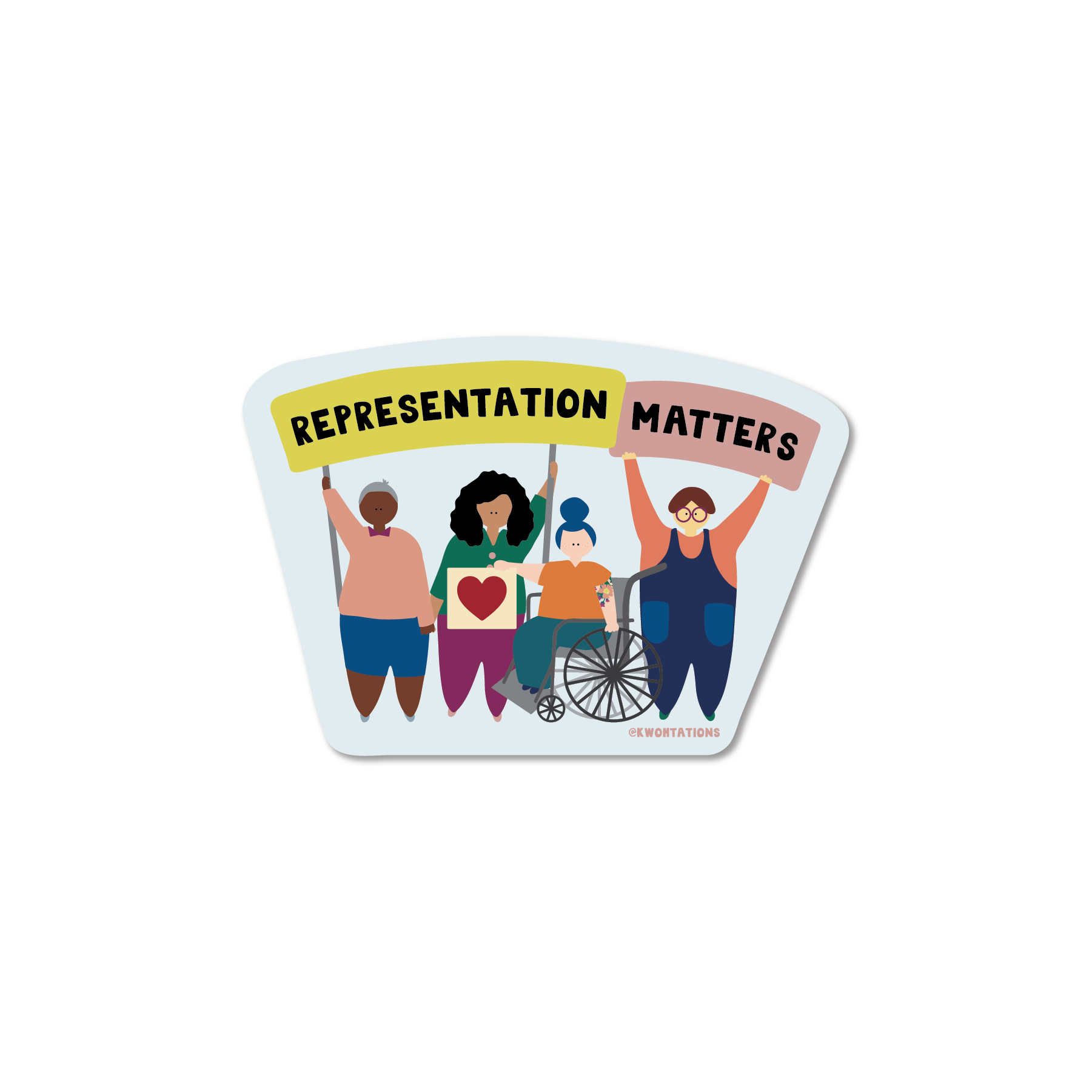 Representation Matters Sticker – Kwohtations
